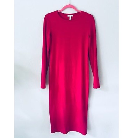 Leith Dresses & Skirts - LEITH fuchsia bodycon stretch dress